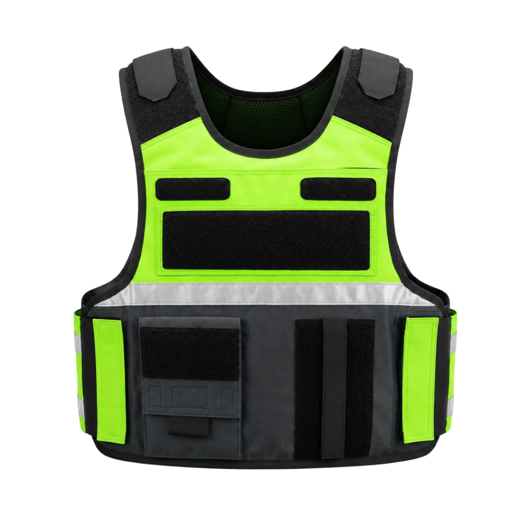 High Visibility Vest — GTG Reflective Vest — Black