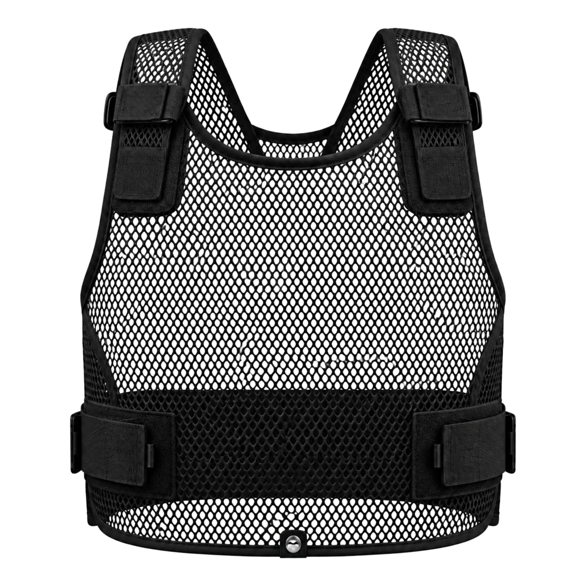 Airflow Vest — Cop Style Stab Resistant Vest — Black