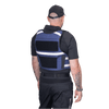 The GTG Version 3 - BLUE Reflective Stab Resistant Vest with Pockets